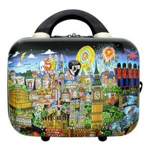 Heys Fazzino Collection Lights of London Beauty Train Case